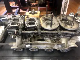 42-dcnf Weber 1967-85 Maserati 42 Dcnf 95 4f Carburettor Set With Inlet Manifold