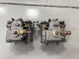 Weber 45dcoe13 Pair Carburetor Original Italian Manufacture Restored