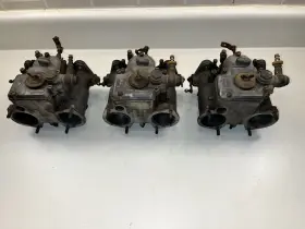 Dcoe42-8 Weber 3 Carburetors Very Rare Italian Bologna Maserati Datsun Jaguar Dcoe42-8 Weber 3 Carburetors Very Rare Italian Bologna Maserati Datsun Jaguar
