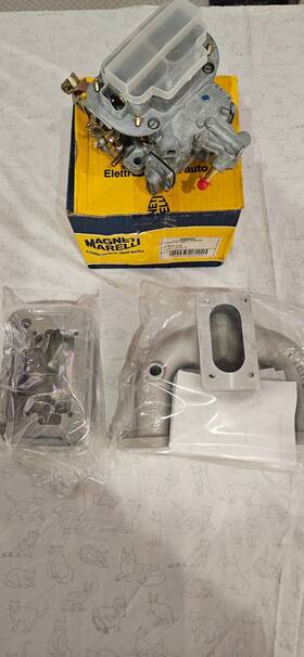 Weber P17-001 1962-80 Mgb 32/36 Dgv Carburetor Conversion Kit Manual Choke Pierce