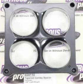 24110 Wilson Manifolds - Carburetor Spacer 4500 1in 4-hole Lightweight Tapered