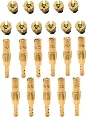 Yamakato Aymk109 Aftermarket 22pcs Carburetor Jet Kit With 11 Main Jets And Slow Jet