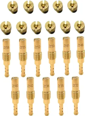 Aymk109 Yamakato Aftermarket 22pcs Carburetor Jet Kit With 11 Main Jets And Slow Aymk109 Yamakato Aftermarket 22pcs Carburetor Jet Kit With 11 Main Jets And Slow