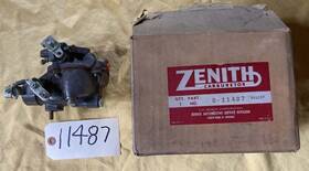 Zenith 11487 Number Carburetor For Towmotor Model Lt62 Cont F6209 Nos