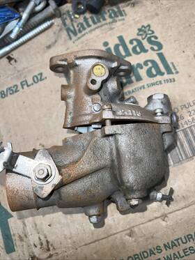 Zenith 12223a Updraft Carb Carburetor 1 Barrel F Cast Iron Core Pull Tractor