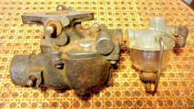 L48u Zenith Old Antique Vntg Vf4 Cylinder Wisconsin Engine Carburetor With Sed.bowl