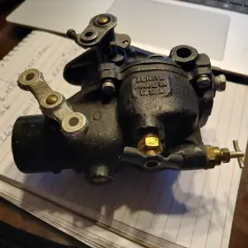 030983 Zenith Original Oe 10136 Cast Iron Updraft Carburetor 161 L48 S63 L63 Model A B Ford Wisconisin