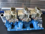 For Pontiac Tri-power Intake Adapter Big Gto Rochester 2GC Carb Holley 2300 New. Price: $160.00.