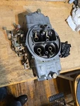 Holley 4 Barrel Carburetor 6R5533B Nice Shape See Pics Not Sure Size Single Pump Used. Price: $261.25.