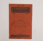 255 Carter Carburetor Gasket Assortment 1955 Plymouth V8 Nos (see Desc 4 Fitmt ) New. Price: $9.92.