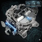 750 Cfm Quadrajet Carburetor For Chevy 350 454 427 Big/small Block Elite Series New. Price: $208.08.