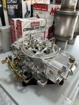Holley Carburetor 0-82751SA; Aluminum Street Hp 750CFM Mech Sec, No Choke, Shiny New. Price: $700.00.