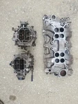 Gm 3731394 Dual Quad Aluminum Intake Manifold Carter Wcfb Carb 1956 Corvette Used. Price: $1650.00.