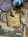 2026 Indian Chief Motorcycle Brass Key Fob Scout New. Price: $28.50.