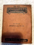 Carter Carburetor 2039SA Rebuild Gasket Kit 237 51-54 Chrysler V8 New. Price: $13.30.