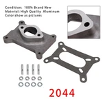 2044 One Natural Aluminum Performance Carburetor Adapter H0 New. Price: $45.85.