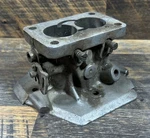 1949, 50, 51 Mercury Flathead Carburetor Base #12R500FP Alcoa Used. Price: $25.50.