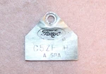 1965 Ford Mustang Fastback Coupe Convrt Orig 289 2V A/t Carburetor Id Tag C5ZF-H Used. Price: $79.00.