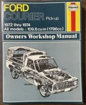 1972-1973-1974 Ford Courier Haynes Owners Workshop Manual Repair Service Book New. Price: $36.95.