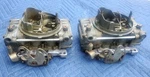 Look Matched Pair Holley 660 Center Squirter Tunnel Ram Carburetors List 4424 Used. Price: $795.00.