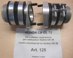 Cappellini Moto Honda Cb 72 Intake Manifold Kit Keihin CR29 Carburetors 125-NLA New. Price: $199.00.