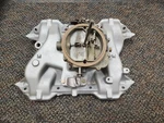 1960 Dodge, Chrysler, Plymouth, Desoto Carburetor And Intake Manifold - Rebuilt Remanufactured. Price: $200.00.