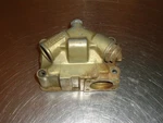 Holley 4-BARREL Carburetor Secondary Center Hung Fuel Float Bowl Cathedral CCH11 Used. Price: $47.50.