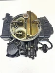 Volvo Penta -- 3855279 Holley 4 Barrel Carburetor With Spark Arrestor Vent Hoses Used. Price: $400.00.