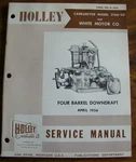 1956 Holley Model 2140-SG Carburetor Service Manual White 6-CYLINDER Original Used. Price: $24.95.