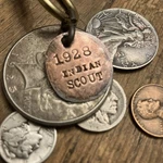 1928 Indian Scout Motorcycle Copper Penny Key Fob New. Price: $22.95.