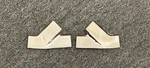 1956-58 Corvette Hard Top Lh & Rh Side "y" Molding Set-stainless Steel-new. Price: $67.95.