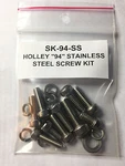 20 Piece Holley Carburetor Model 94 2100 2110 AA-1 Stainless Steel Screw Kit New. Price: $9.95.