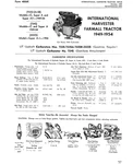 Specification Manual For Carter Ut Carburetor Ih International Farmall Super Brand. Price: $18.50.