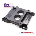 Wehrs Machine WM206SB, One Black Aluminum Carb Adapt. 2BBL To 4BBL 1IN Tall Slid. Price: $132.17.