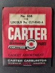 Nos Carter 338 Carburetor Gasket Kit For 1960 Lincoln 430 V8 2BBL 2965S New. Price: $15.00.