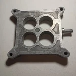 Original Vintage Rare Ford High Performance Carburetor 4 Barrel Spacer Used. Price: $20.00.