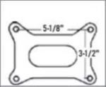 Trans-dapt 1" Swirl-torque Alum Carburetor Spacer Holley Barrel 2V 350-500-650 New. Price: $83.99.