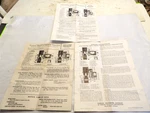 Stromberg Carburetors Bxv BXOV-25 Parts List Specs Instructions Used. Price: $25.00.