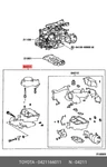 Genuine Oe Carburetor Repair Kit, 0421166011 For Toyota 04211-66011 Neu. Price: $180.25.