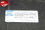 71 Chrysler Dodge Plymouth Air Cleaner Service Instructions Decal Mopar# 2863349 New. Price: $18.58.