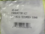 Carburetor Repair Kit For Stens 520-338 Tecumseh 31840 2HP-7HP Oregon 49-840 New. Price: $13.42.