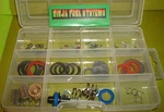 Carter Afb Carburetor High Performance Small Parts And Service Kit 111 Pieces New. Price: $64.95.