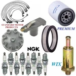 Tune Up Kit Filters Cap Wire Spark Plugs Ford Elite V8 5.8L; 2 Bbl 1976 New. Price: $137.86.