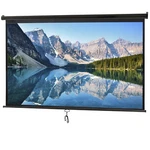16:9 Hd Projection Projector Screen Manual Pull Down For Home Movie Theate 100'' New. Price: $61.58.