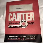 284A Carter Gasket Kit Carburetor 52-56 Nash 895S 2368S 2369S Rare Nos Part New. Price: $18.67.