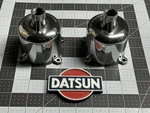 Hitachi HJG46W Polished Dashpots Screw Round Top Carbs 1970-71 Datsun 240Z Used. Price: $135.00.