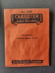 Nos Carter 289 Carburetor Gasket Kit For 1956 Nash Ambassador V8 2BBL New. Price: $15.00.