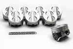 Speed Pro Ford 289 302 Flat Top Hypereutectic Coated Pistons SET/8 9.0:1 +.030 New. Price: $234.24.