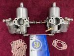 Austin Healey BN7 BT7 Su HD6 AUC914 Manual Choke Carb Set Fully Restored Remanufactured. Price: $1195.00.