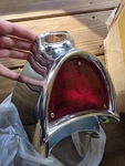 1957 Chevrolet 150 210 Taillight Housing Nos Delco /lh Side Belair Gm Old Part New. Price: $360.00.